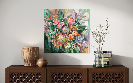 Celebration in the moment.