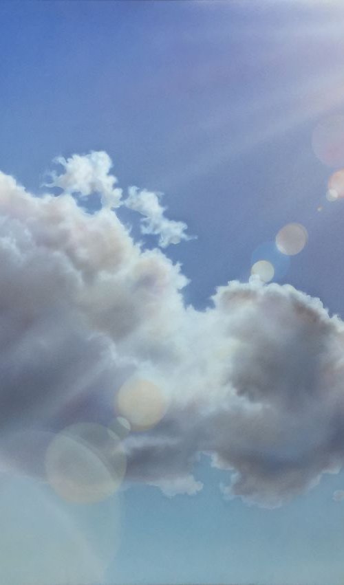 Cloud One (172 x 122cm) by David Tracey