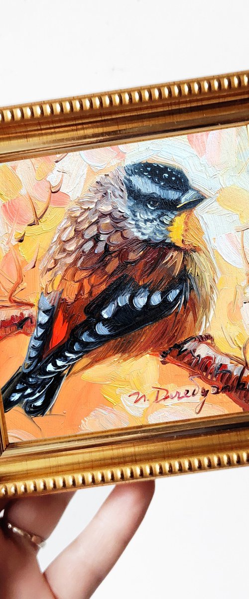 Bird painting by Nataly Derevyanko