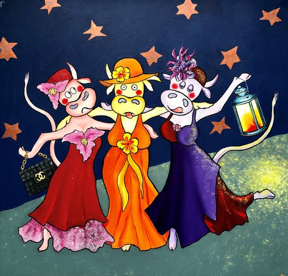 A wild night out