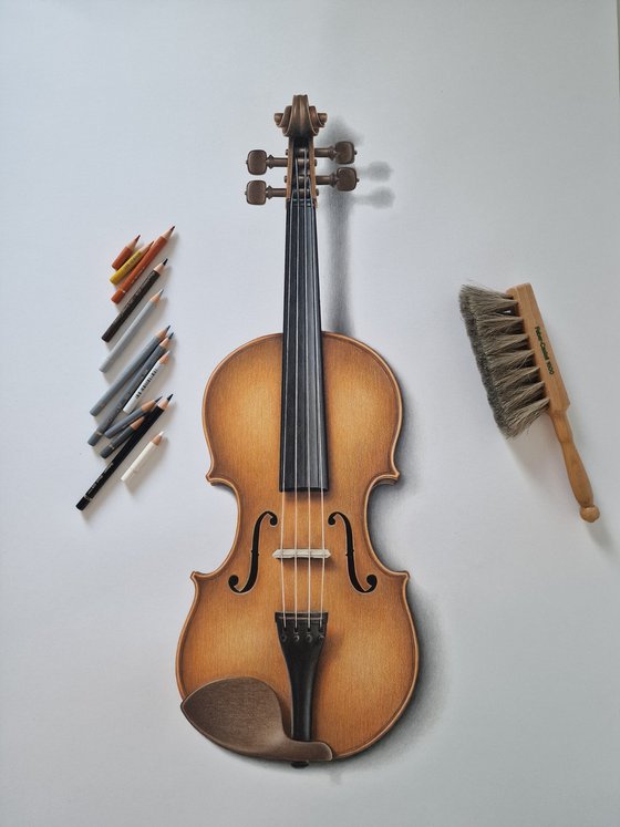 Violin Trompe L'oeil