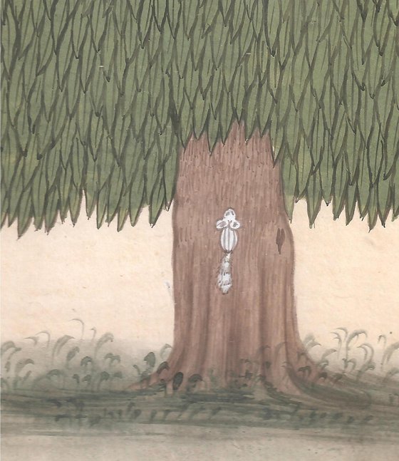 Royal Ashoka Tree | Original Miniature Art