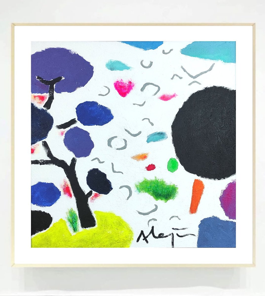  Often A Bird By Alejos, 39 X 39, Artwork For Sale On Artfinder