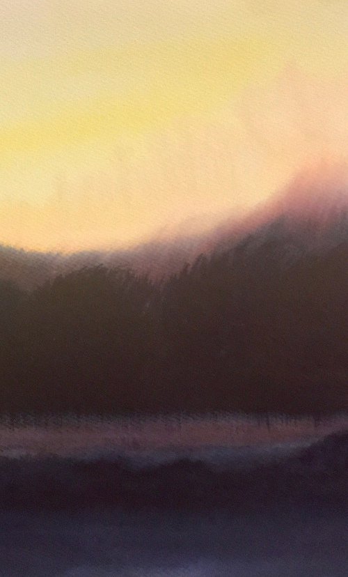 River Nadder at dusk by Samantha Adams