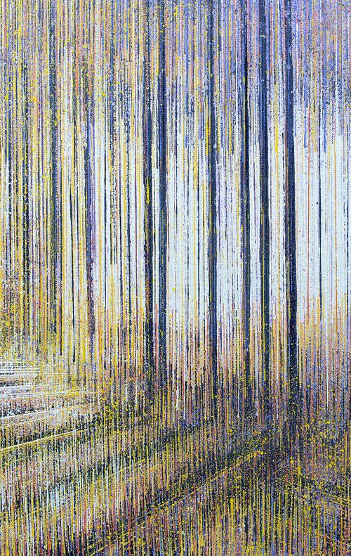 Autumn Trees At Twilight by Marc Todd