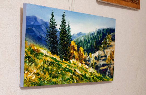 "Autumn in the mountains" landscape