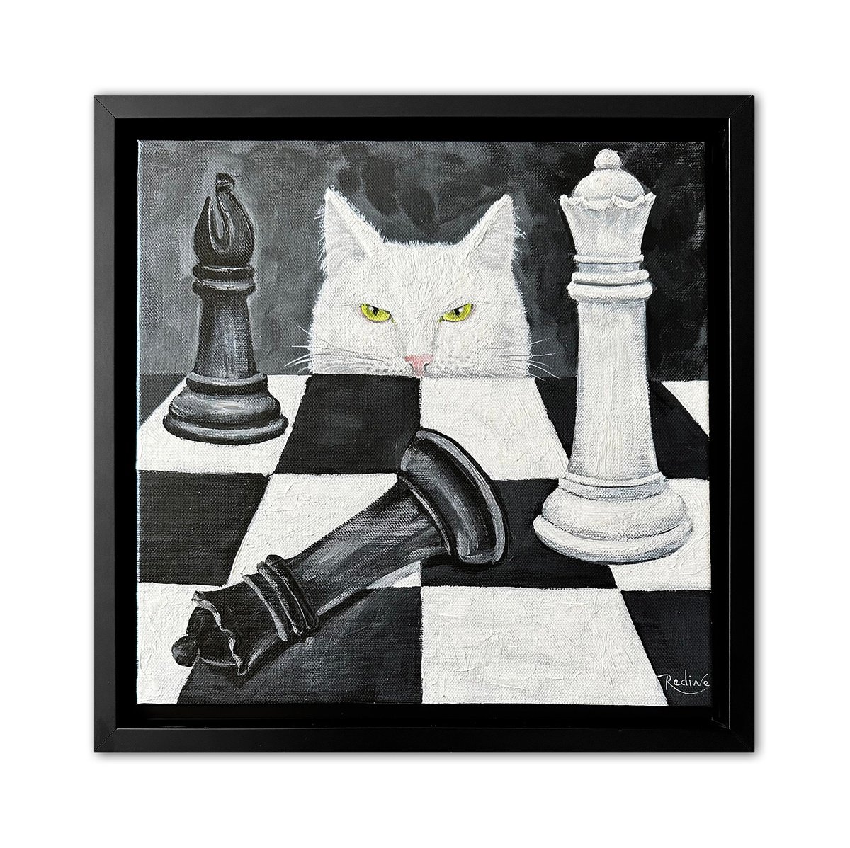 White Cat Purrfect Strategy by Irina Redine