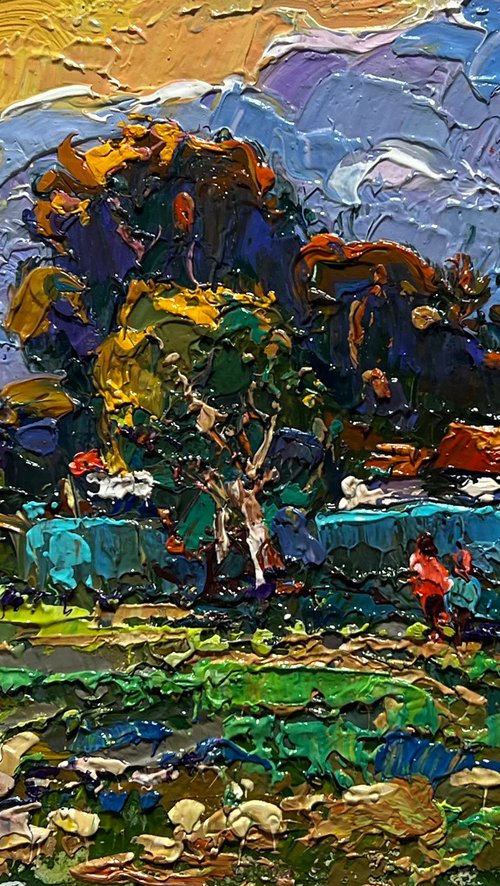 Gardening in the village by Kalenyuk Alex