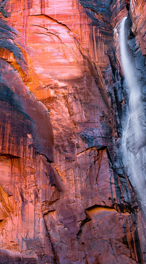 Zion Waterfalls by Nick Psomiadis