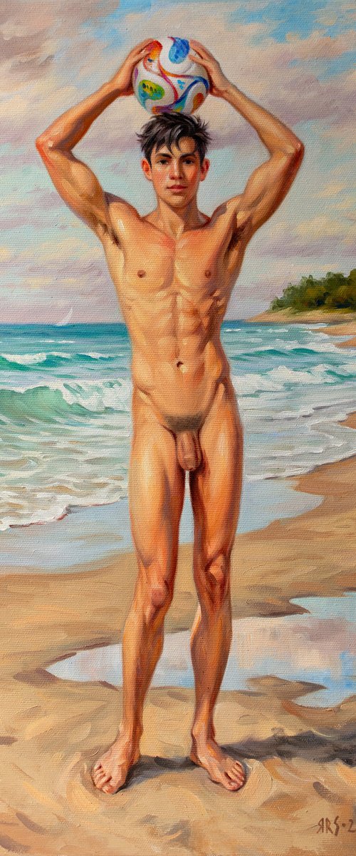BEACH SOCCER PLAYER by Yaroslav Sobol