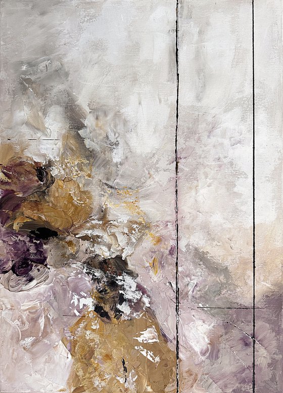 Ochre & Olive Abstraction set