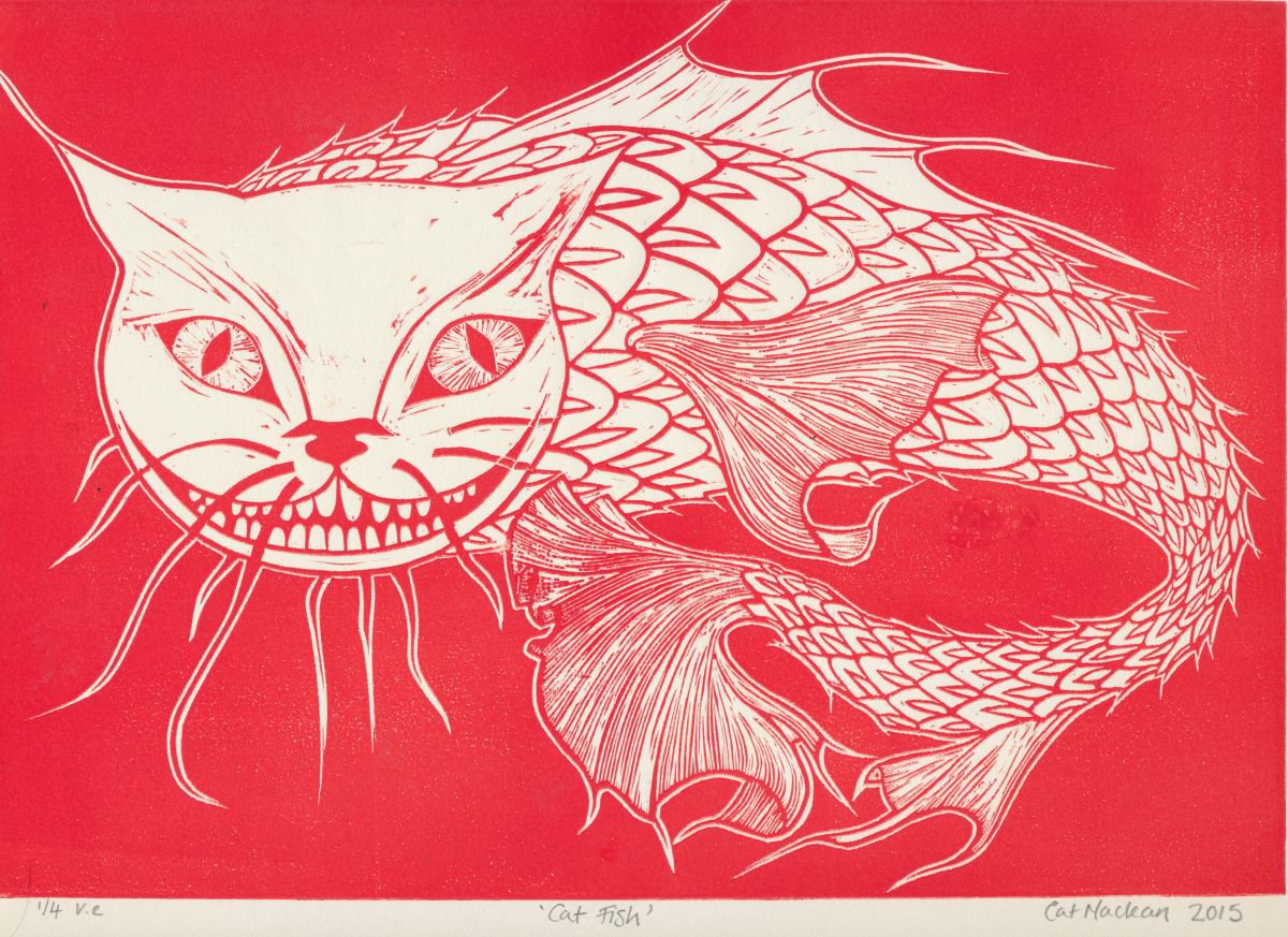 Cat Fish (red) by Cat Maclean