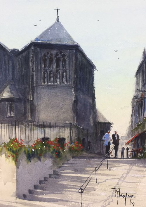 Sainte-Catherine Church in Honfleur by Tyl Destoop