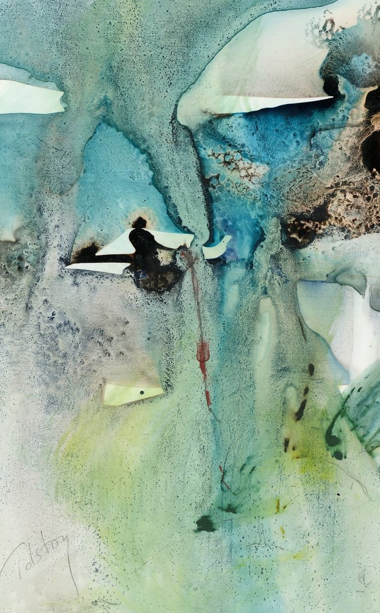 Fishing (on Yupo paper) by Alex Tolstoy