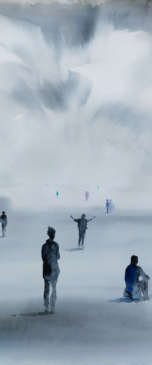Walks through the sky -34 by Oscar Alvarez Pardo