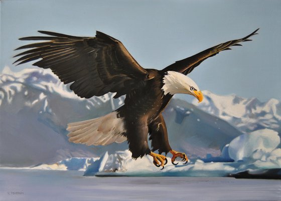 Eagle, Oil on canvas