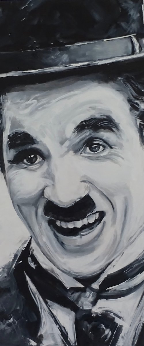 Charlie Chaplin by Mel Davies Original Art