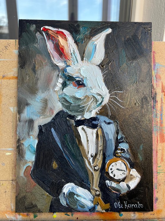 Bunny in a Tuxedo