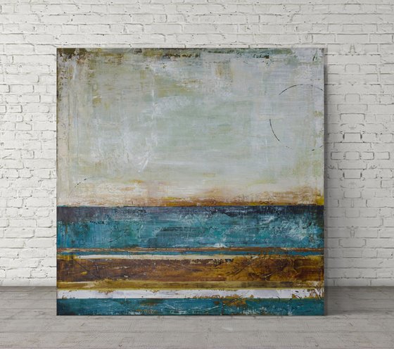 turquoise sunset landscape