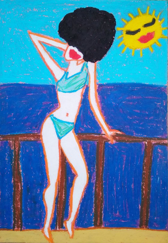 Hot summer. Recycled artwork (2017-2020)