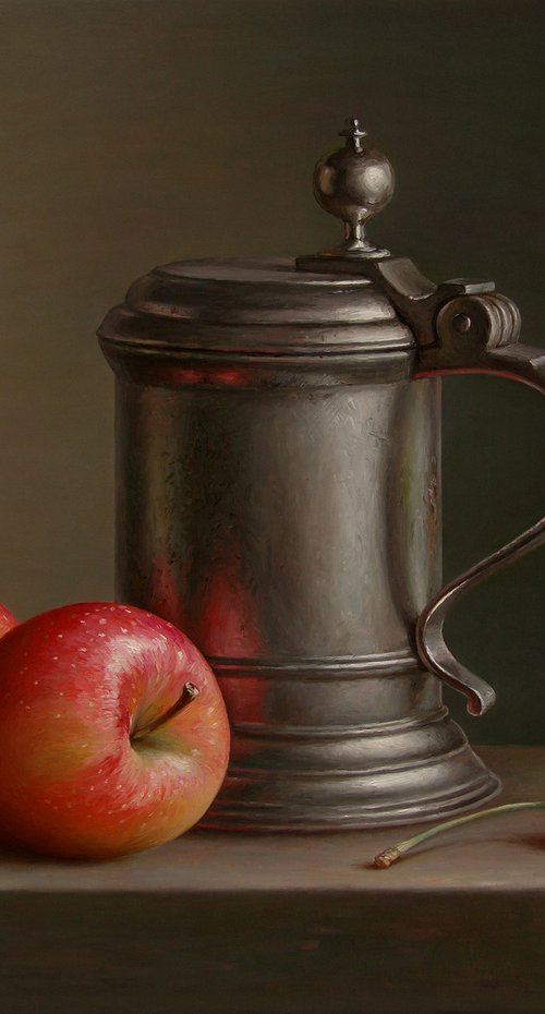 Still life with a flagon by Albert Kechyan
