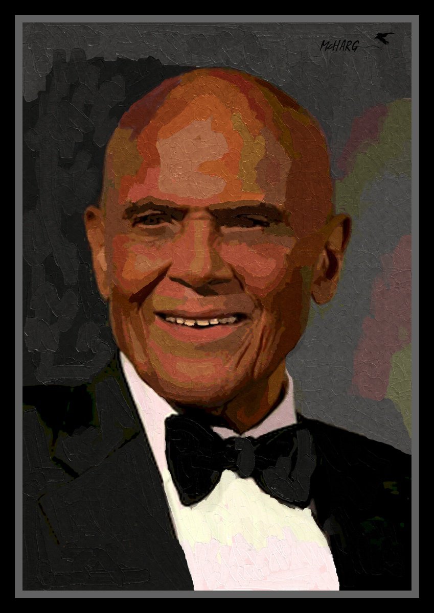 Impressionistic Portrait Painting By Joe Mcharg, 30 X 42, Day-O 2638, Original Artwork