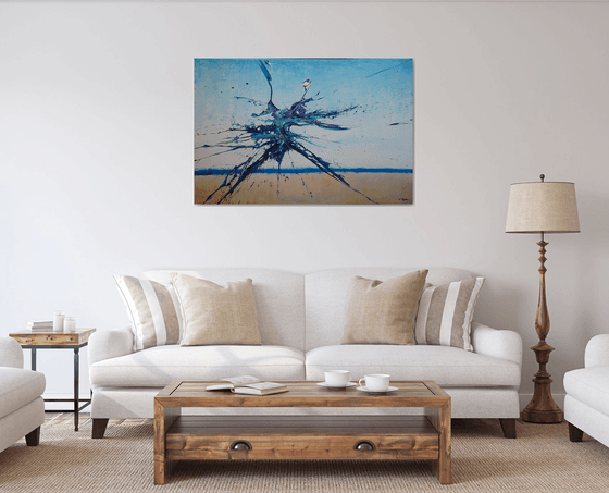 Artist's Beach IV (Spirits Of Skies 096131) (120 x 80 cm) XXL (48 x 32 inches)