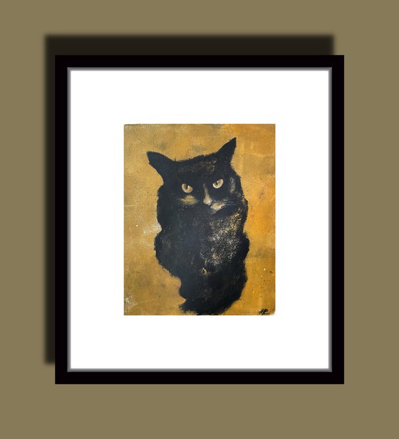 Black Cat Portrait