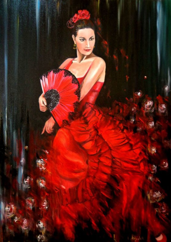 Flamenco red