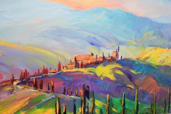 Tuscan hills