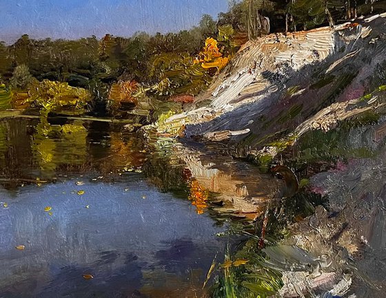 High cliff on Vorskla