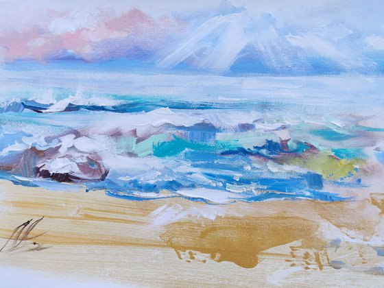 Ocean painting, sea art