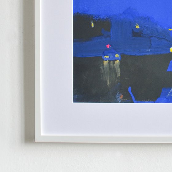 Evening On Bulvaro-Kudriavska Str. Painting