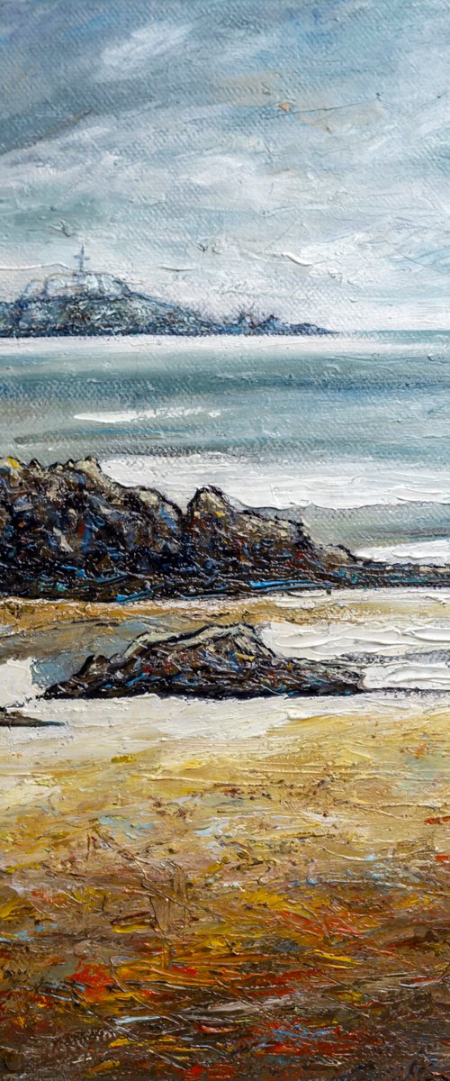 Seascape Brittany, Oil painting 24 x 35  cm by Lionel Le Jeune