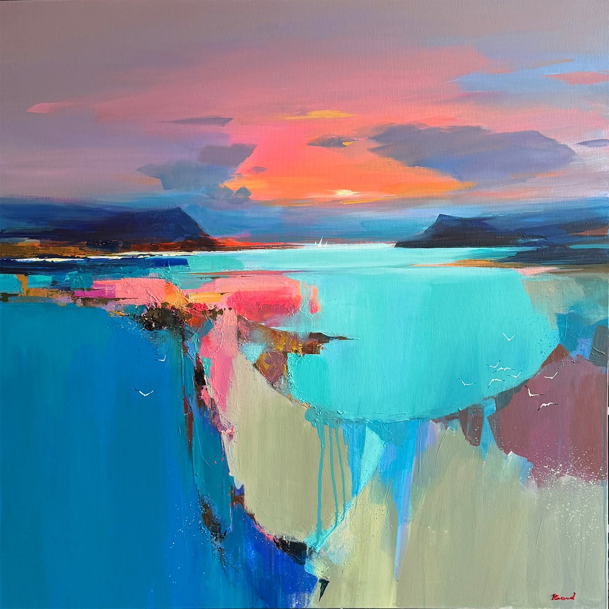 Aesthetics Of Flirtation By Tetiana Bond, 39 X 39, Artwork For Sale On Artfinder