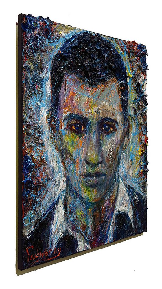 Original Oil Painting Expressionism Modern Portrait