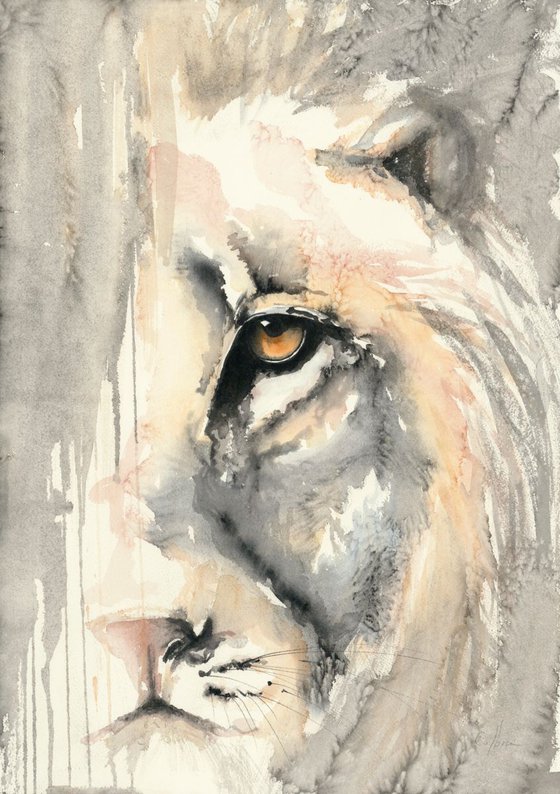 'Hiding Lion'