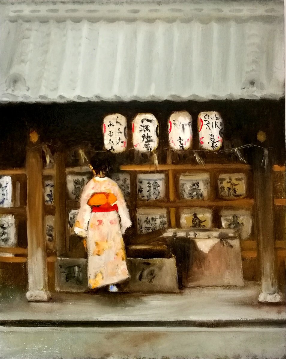 Expressive Portrait Oil Painting By Daniela Roughsedge, 10 X 12, At Peace, Original Artwork