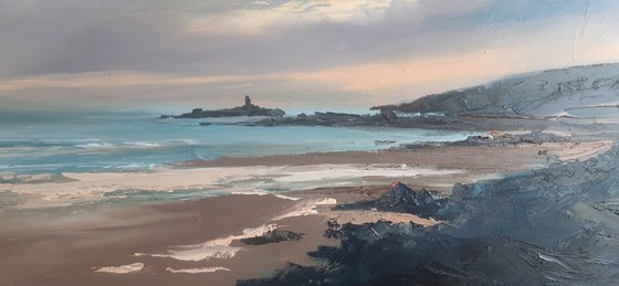 Sunset over Godrevy