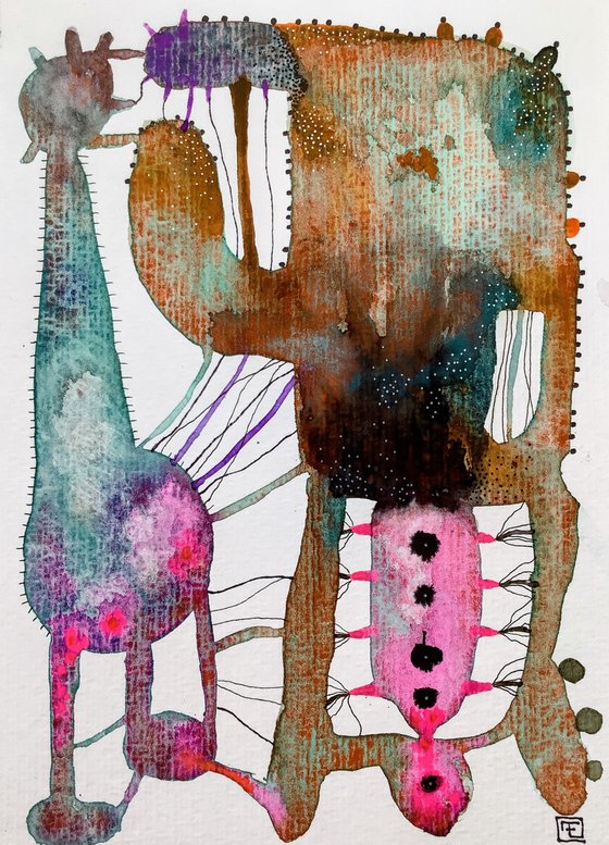 TRIPTYQUE ABSTRAIT 172401