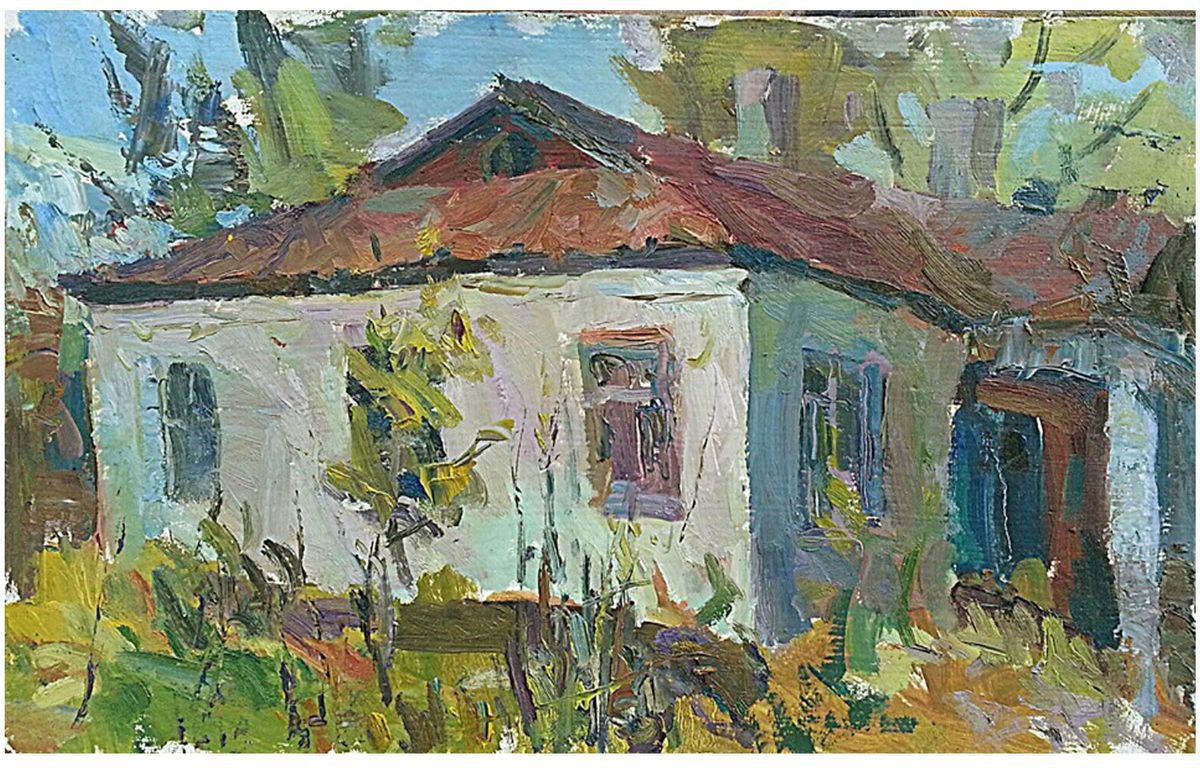 House in the forest by Oleksa Chornyi