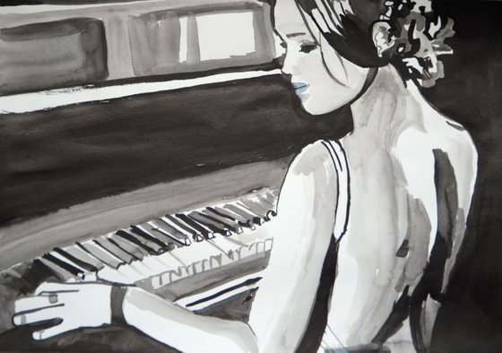 Moonlight sonata / 42 x 29.7 cm