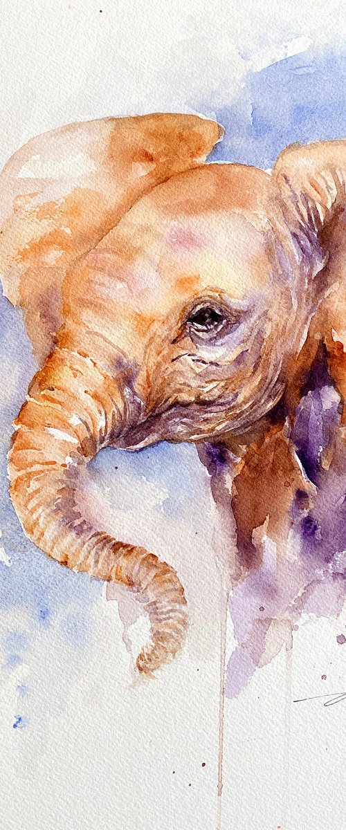 Savvy Savanah _ Baby Elephant by Arti Chauhan