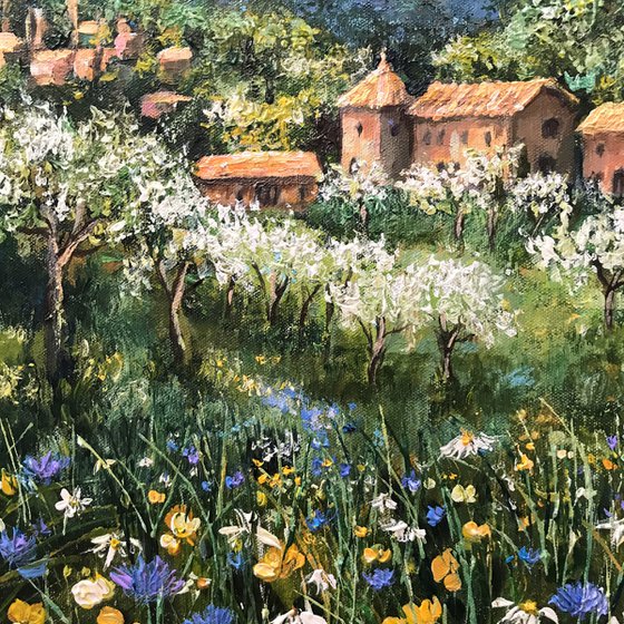 Springtime in Provence  -landscape painting