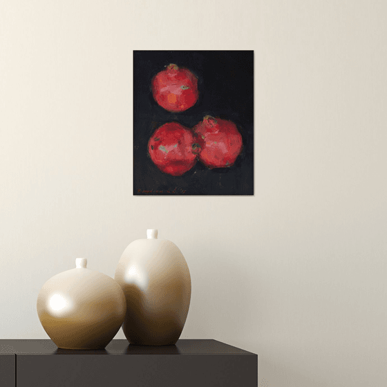 Pomegranates Armenian Still Life