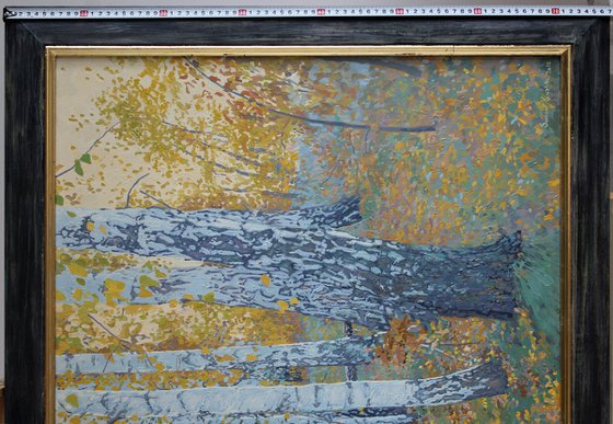 October. Birches