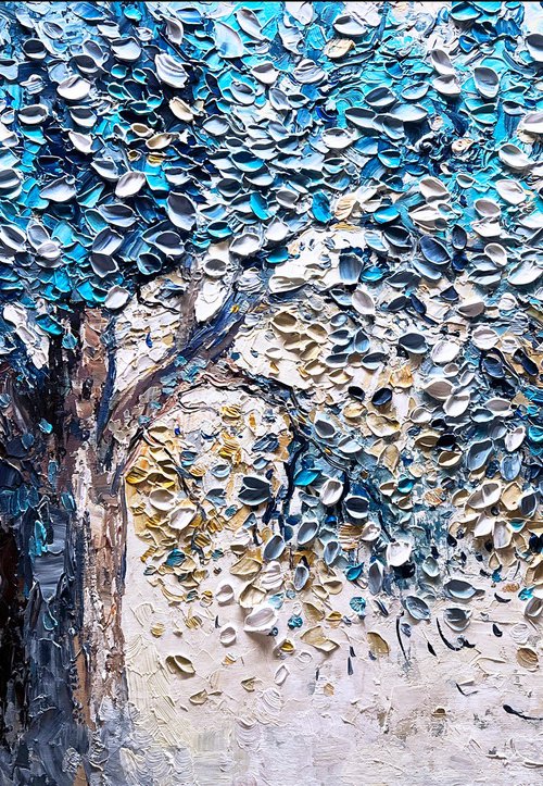 Blue Dreaming Tree by Lana Guise