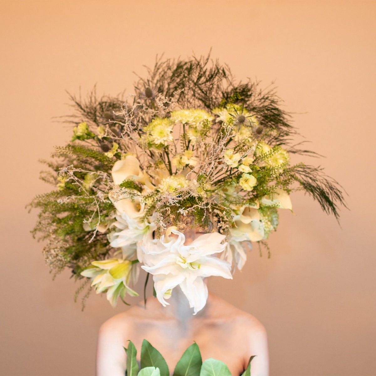 Surrealistic Portrait Photograph By Ziesook You, 20 X 20", Scent Of Austin 02252024O, Original Artwork