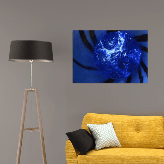 " Black and blue abstraction "  Limited Edition 1 / 15