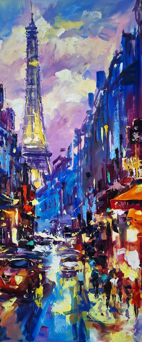 Evening of City Lights by Andrej Ostapchuk